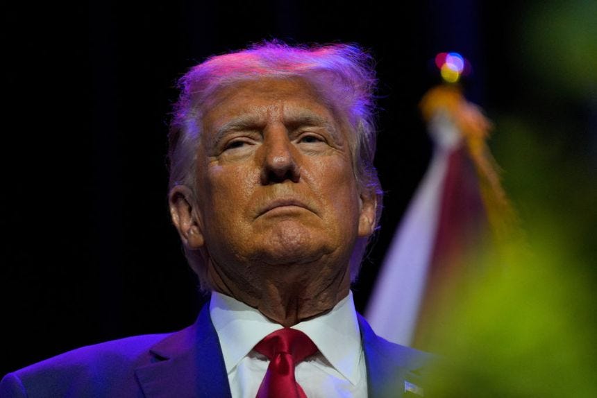 Former U.S. President Trump delivers remarks to Alabama Republicans, in Montgomery Former U.S. President Trump delivers remarks to Alabama Republicans, in Montgomery