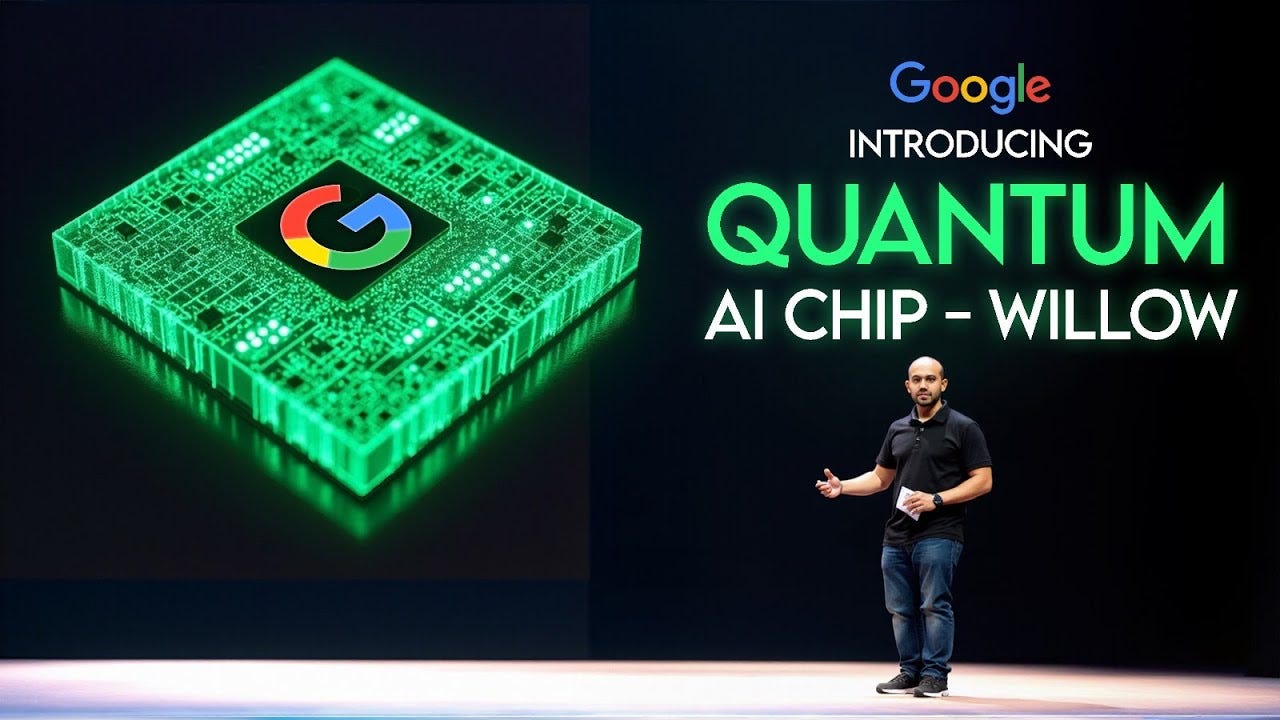 Google's New Quantum Chip SHOCKED THE WORLD - 10 Million Times More Powerful! Google's New Quantum Chip SHOCKED THE WORLD - 10 Million Times More Powerful!
